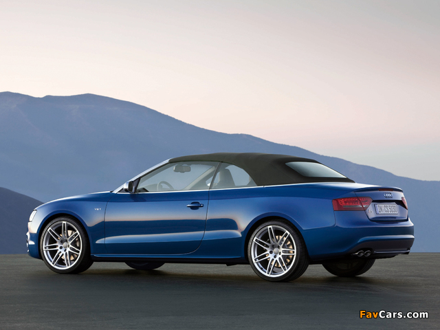 Audi S5 Cabriolet 2009–11 pictures (640 x 480)