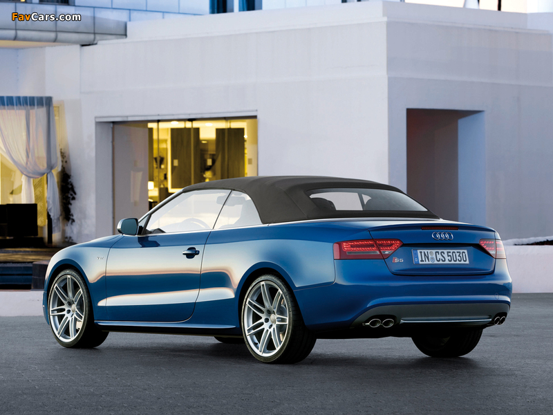 Audi S5 Cabriolet 2009–11 wallpapers (800 x 600)