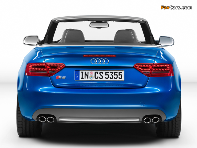 Audi S5 Cabriolet 2009–11 wallpapers (640 x 480)