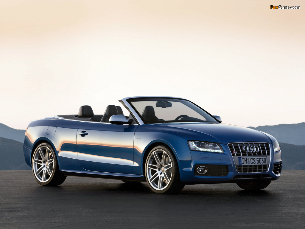 Audi S5 Cabriolet 2009–11 wallpapers (1024 x 768)