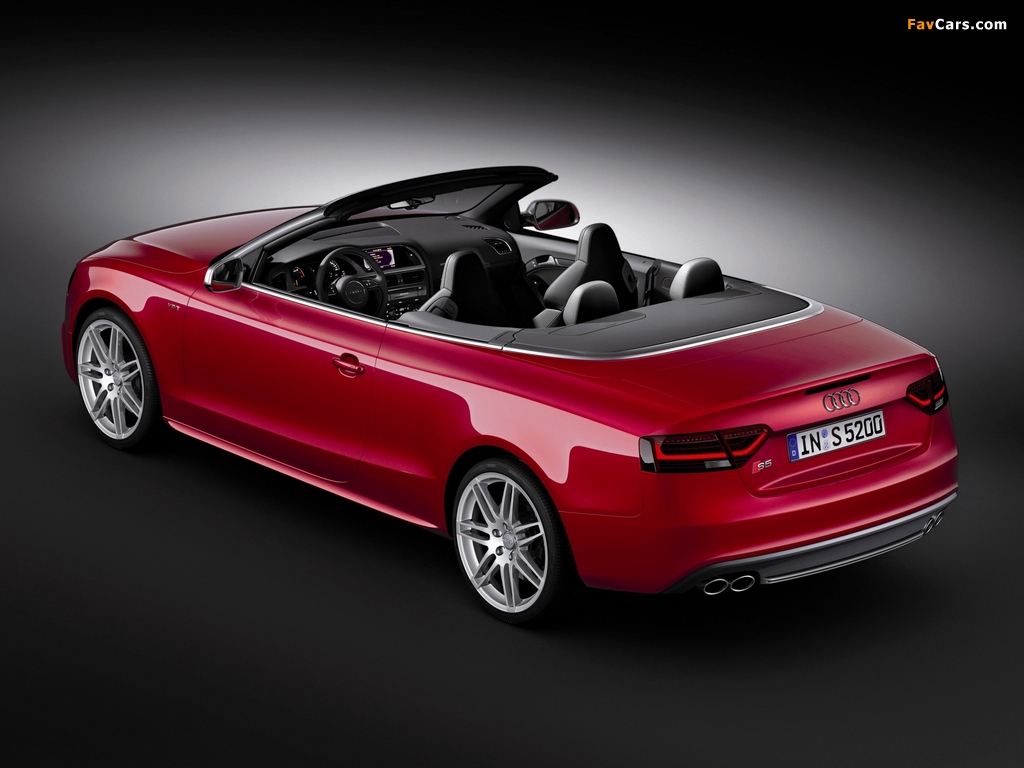 Audi S5 Cabriolet 2011 wallpapers (1024 x 768)