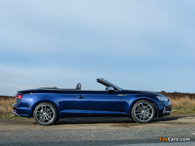 Audi S5 Cabriolet UK-spec 2017 photos (640 x 480)