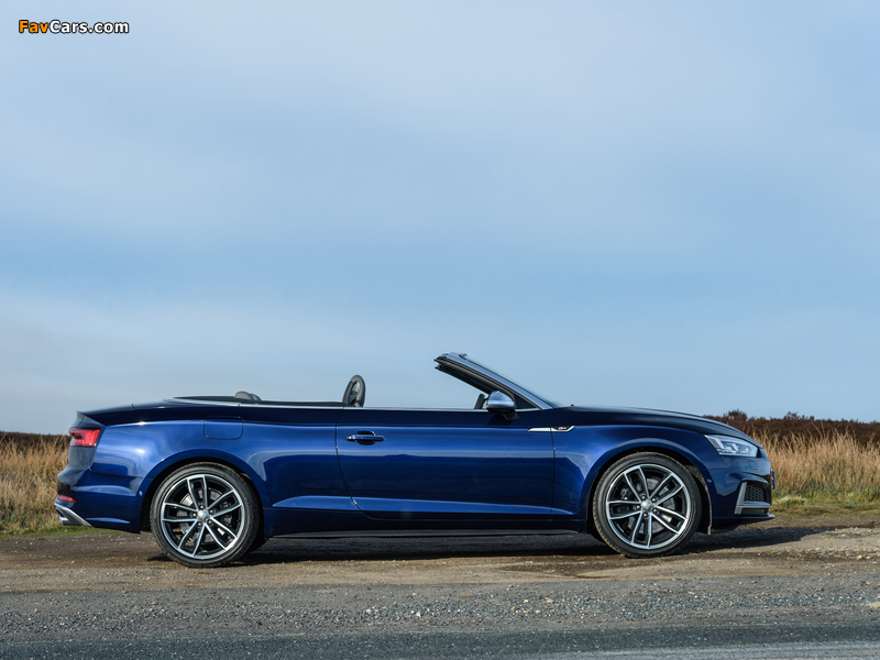 Audi S5 Cabriolet UK-spec 2017 photos (800 x 600)