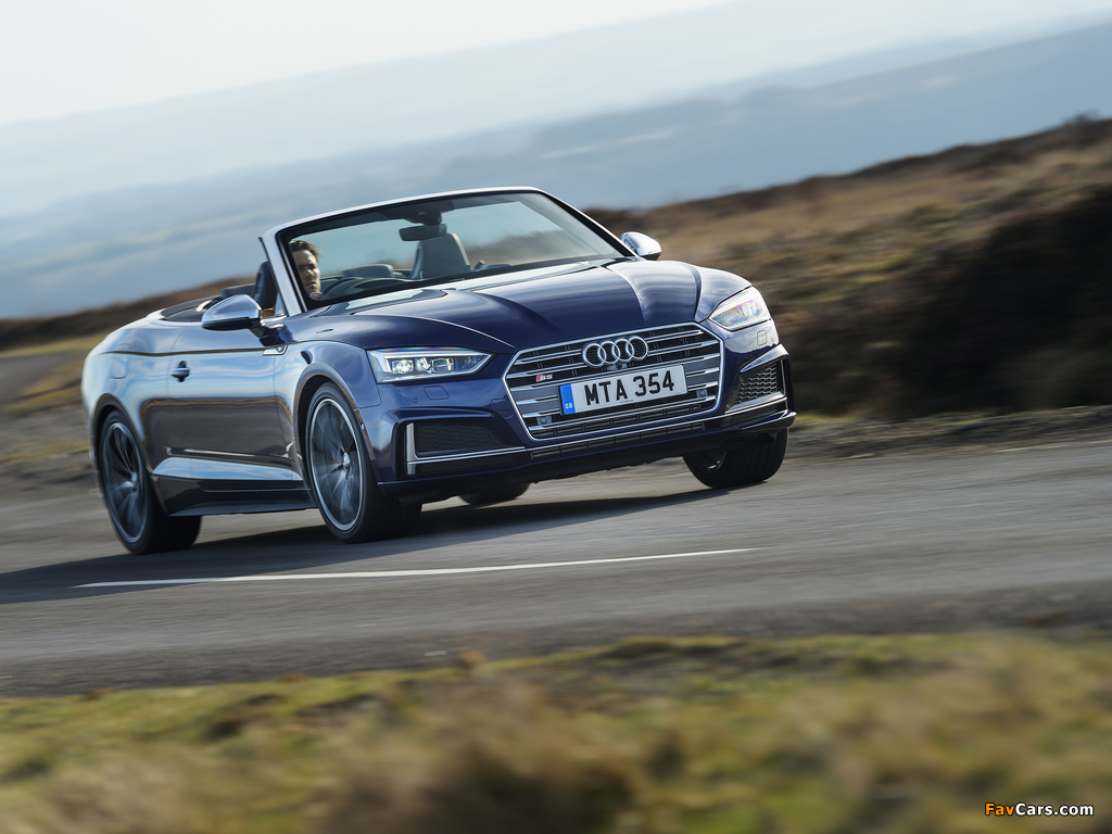 Photos of Audi S5 Cabriolet UK-spec 2017 (1024 x 768)