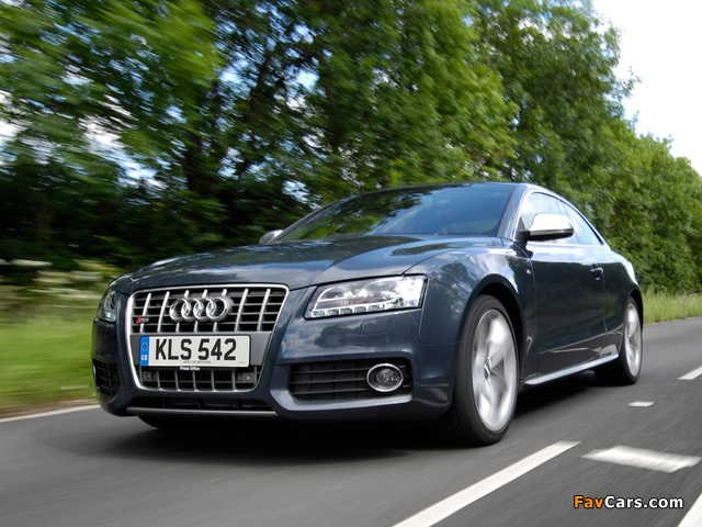 Audi S5 Coupe UK-spec 2008–11 wallpapers (640 x 480)