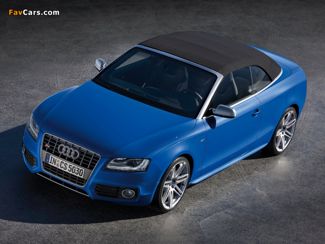 Audi S5 Cabriolet 2009–11 wallpapers (640 x 480)