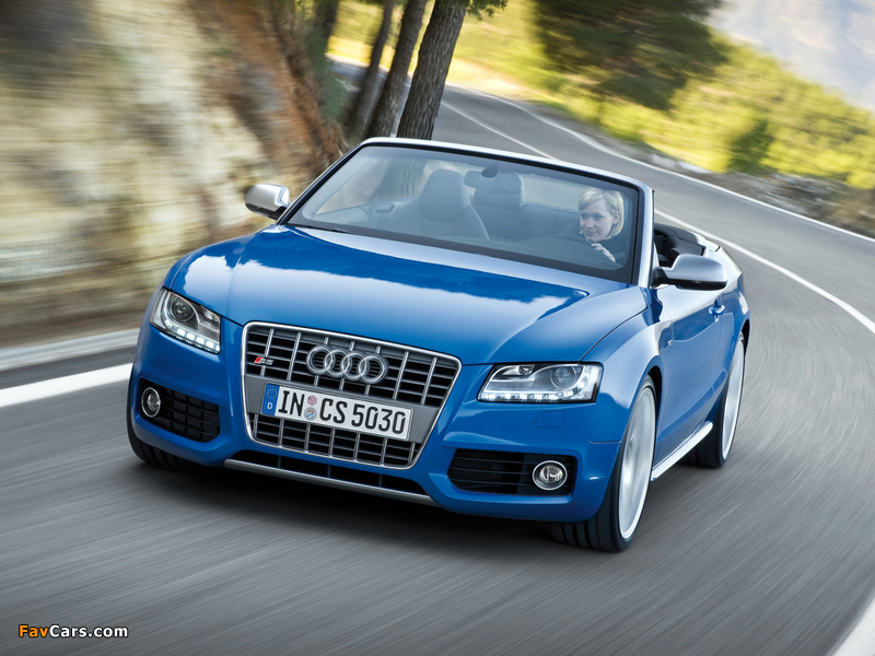 Audi S5 Cabriolet 2009–11 wallpapers (800 x 600)