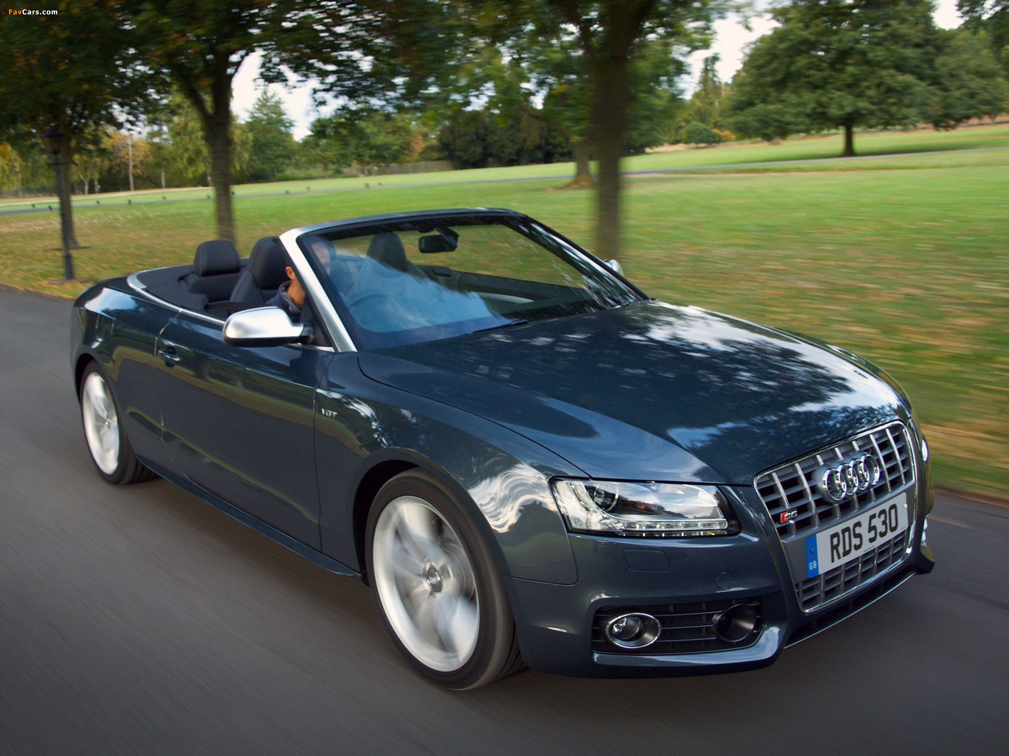 Audi S5 Cabriolet UK-spec 2009–11 wallpapers (2048 x 1536)