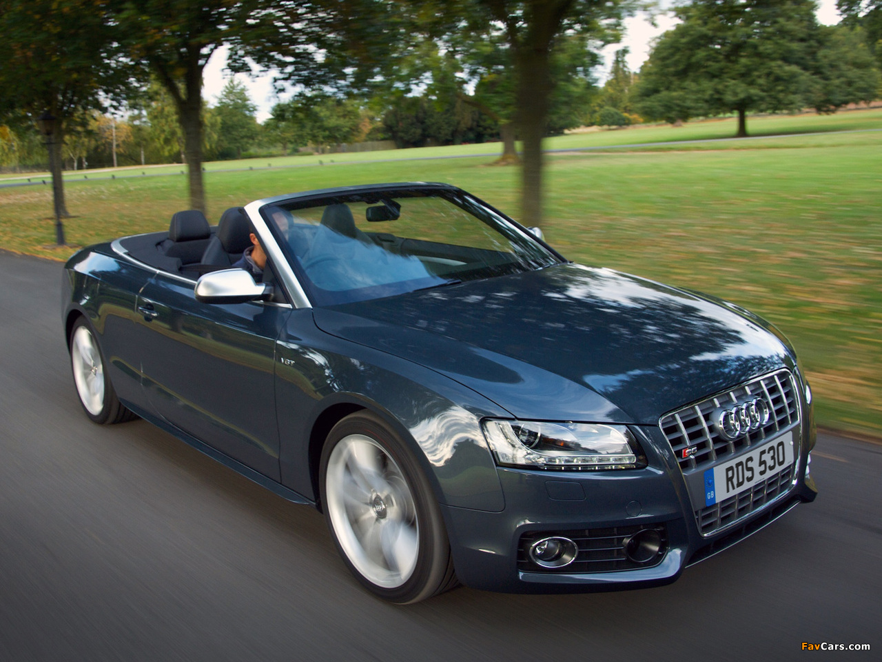 Audi S5 Cabriolet UK-spec 2009–11 wallpapers (1280 x 960)