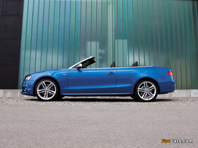 Audi S5 Cabriolet US-spec 2009–11 wallpapers (640 x 480)