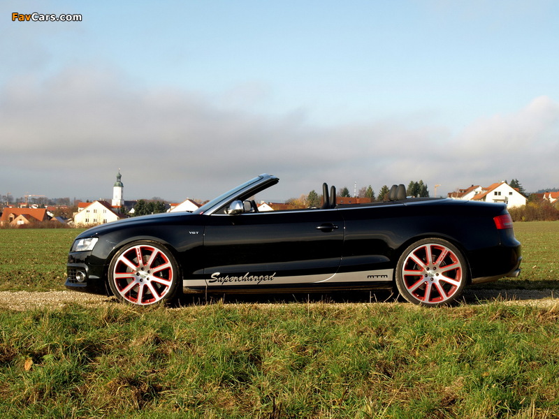 MTM Audi S5 Cabriolet Supercharged 2009 wallpapers (800 x 600)