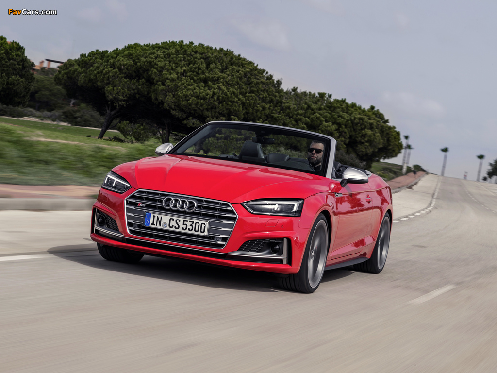 Audi S5 Cabriolet 2017 wallpapers (1024 x 768)