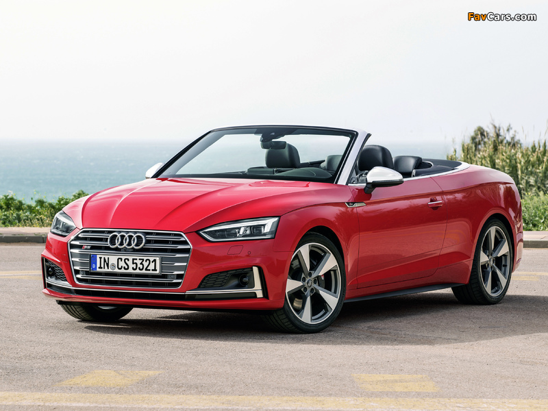 Audi S5 Cabriolet 2017 wallpapers (800 x 600)