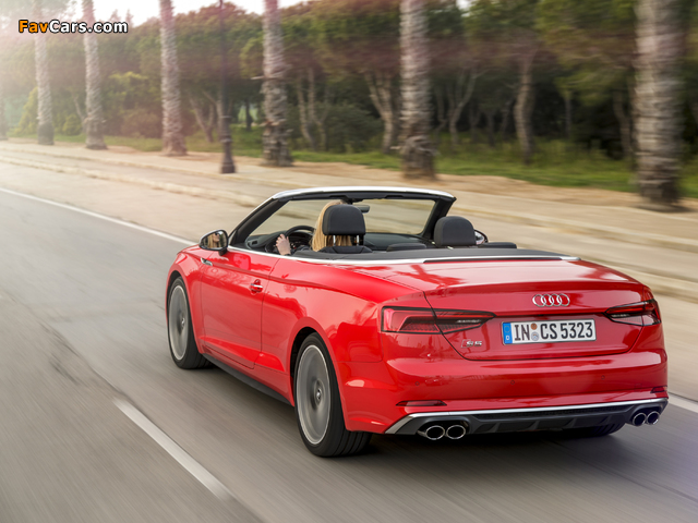 Audi S5 Cabriolet 2017 wallpapers (640 x 480)