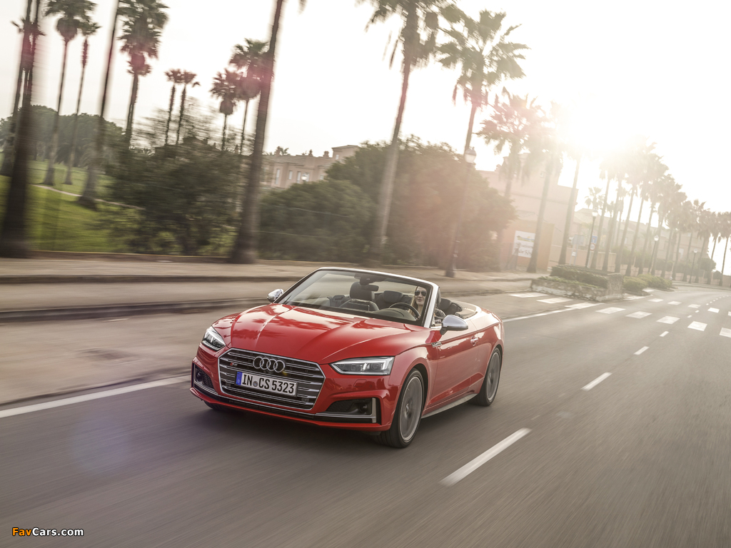 Audi S5 Cabriolet 2017 wallpapers (1024 x 768)