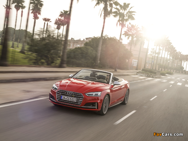 Audi S5 Cabriolet 2017 wallpapers (640 x 480)