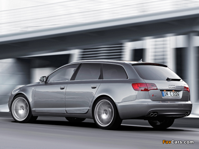 Audi S6 Sedan (4F,C6) 2006–08 photos (640 x 480)