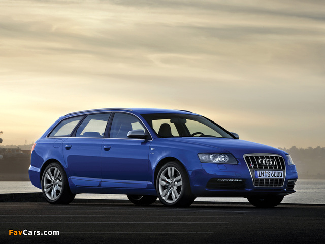 Audi S6 Avant (4F,C6) 2006–08 photos (640 x 480)