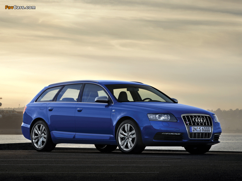 Audi S6 Avant (4F,C6) 2006–08 photos (800 x 600)