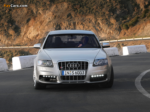 Audi S6 Sedan (4F,C6) 2006–08 photos (640 x 480)