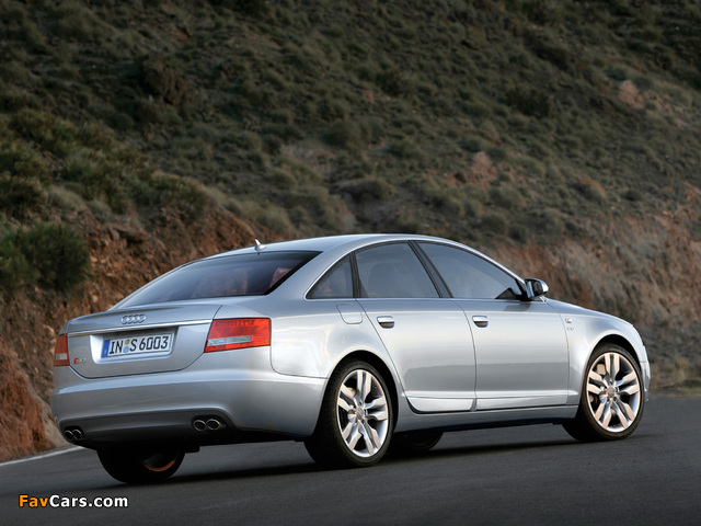 Audi S6 Sedan (4F,C6) 2006–08 photos (640 x 480)