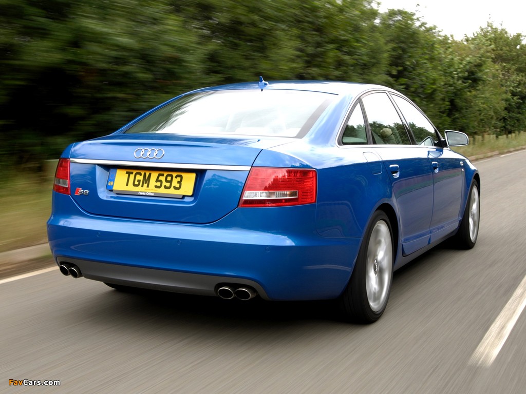 Audi S6 Sedan UK-spec (4F,C6) 2006–08 photos (1024 x 768)