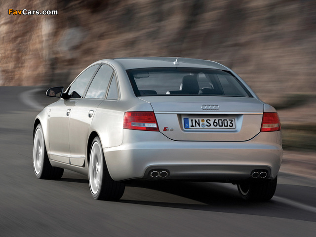 Audi S6 Sedan (4F,C6) 2006–08 pictures (640 x 480)