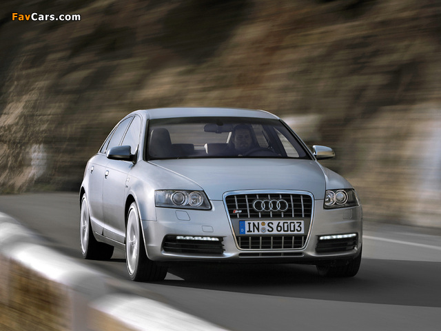 Audi S6 Sedan (4F,C6) 2006–08 pictures (640 x 480)