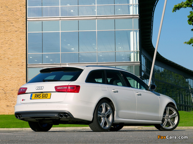 Audi S6 Avant UK-spec (4G,C7) 2012 photos (640 x 480)