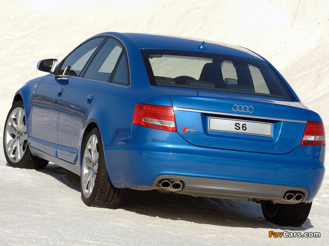 Audi S6 Sedan ZA-spec (4F,C6) 2006–08 wallpapers (640 x 480)