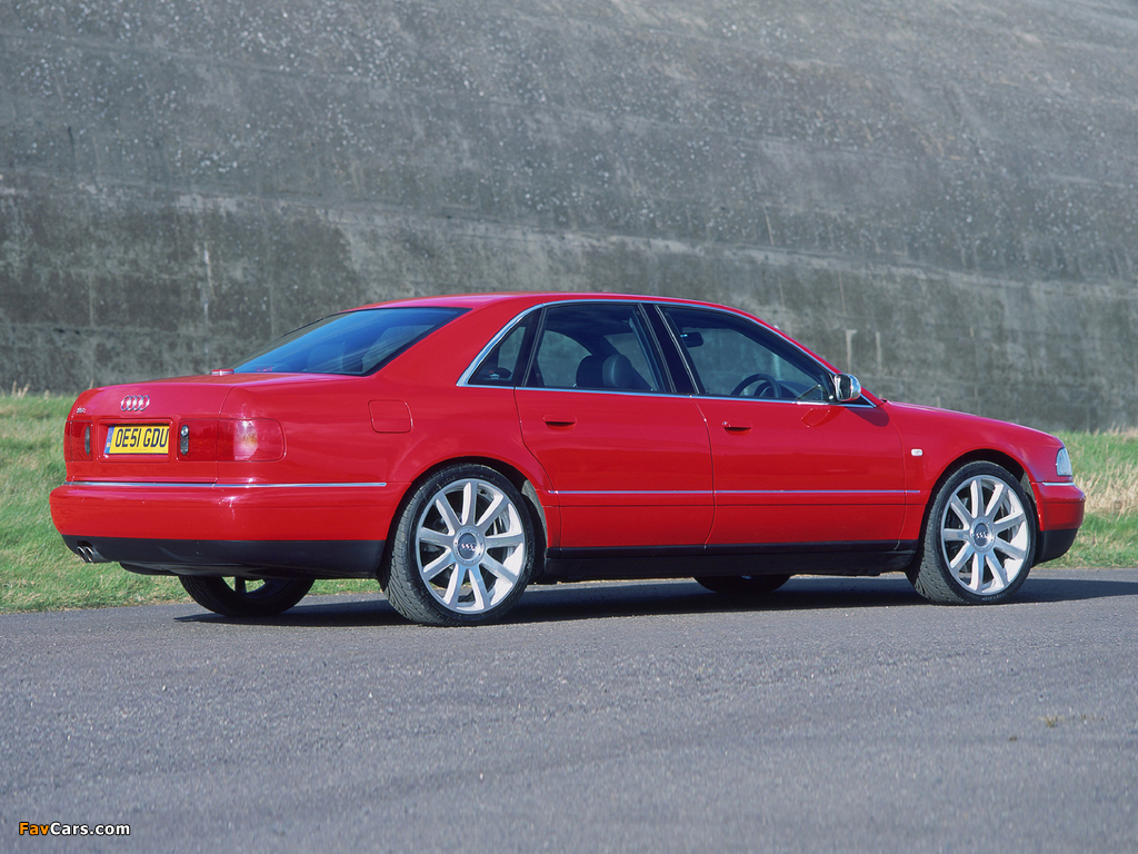 Audi S8 UK-spec (D2) 1999–2002 photos (1024 x 768)