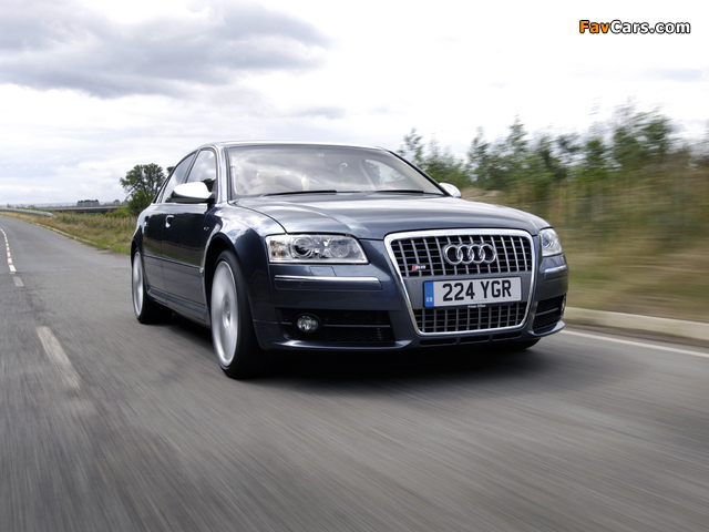 Audi S8 UK-spec (D3) 2005–08 photos (640 x 480)