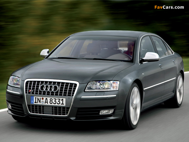 Audi S8 (D3) 2008–11 wallpapers (640 x 480)