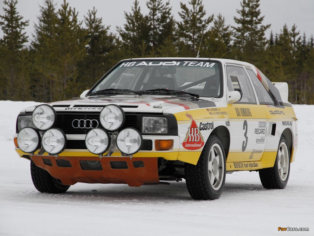 Audi Sport Quattro Group B Rally Car 1984–86 images (1024 x 768)