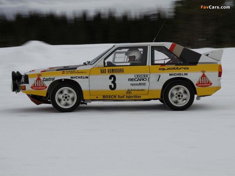 Audi Sport Quattro Group B Rally Car 1984–86 photos (800 x 600)