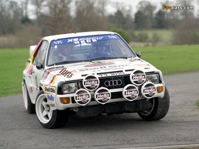 Audi Sport Quattro Group B Rally Car 1984–86 pictures (640 x 480)