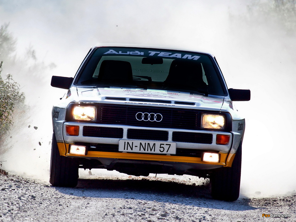 Audi Sport Quattro Group B Rally Car 1984–86 wallpapers (1024 x 768)