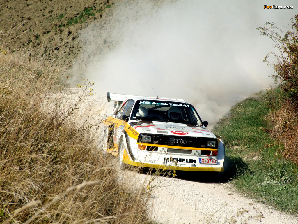 Audi Sport Quattro S1 Group B Rally Car 1985–86 photos (1024 x 768)