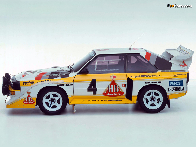 Audi Sport Quattro S1 Group B Rally Car 1985–86 pictures (800 x 600)