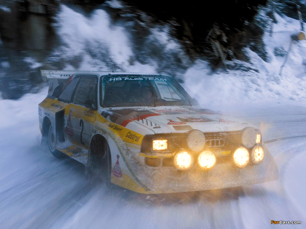 Audi Sport Quattro S1 Group B Rally Car 1985–86 pictures (1024 x 768)