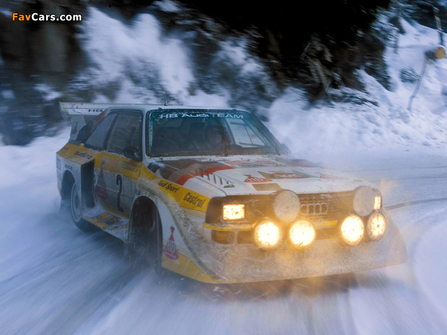 Audi Sport Quattro S1 Group B Rally Car 1985–86 pictures (640 x 480)