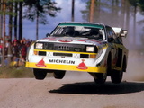 Audi Sport Quattro S1 Group B Rally Car 1985–86 wallpapers