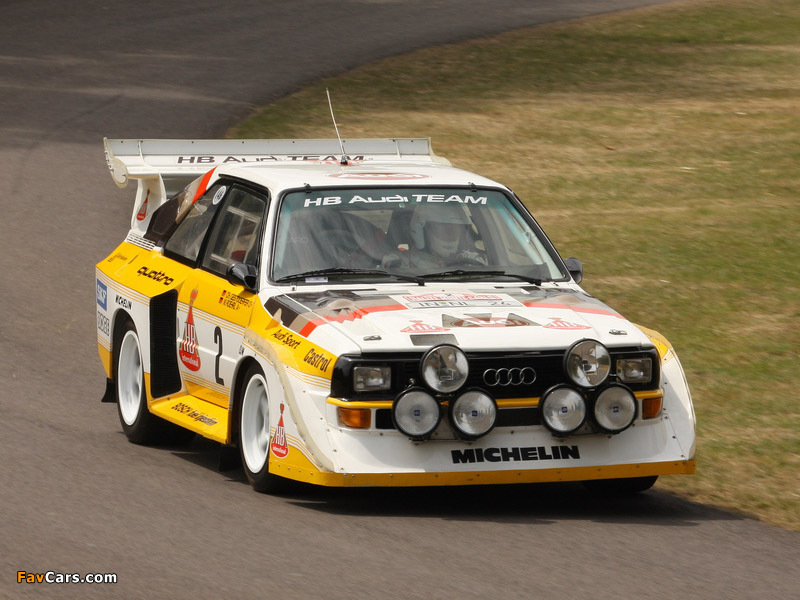 Audi Sport Quattro S1 Group B Rally Car 1985–86 pictures (800 x 600)