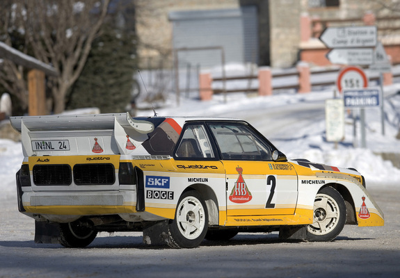 Images of Audi Sport Quattro S1 Group B Rally Car 1985–86