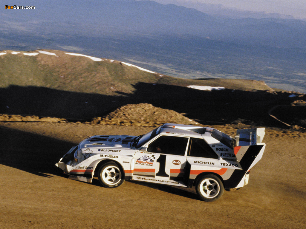 Photos of Audi Sport Quattro S1 Pikes Peak Hill Climb 1986–87 (1024 x 768)