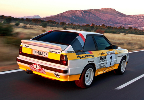 Pictures of Audi Sport Quattro Group B Rally Car 1984–86