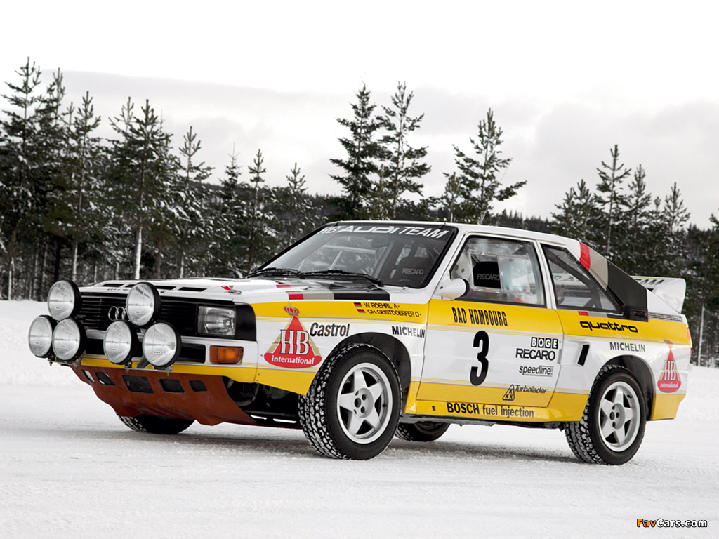 Pictures of Audi Sport Quattro Group B Rally Car 1984–86 (1024 x 768)
