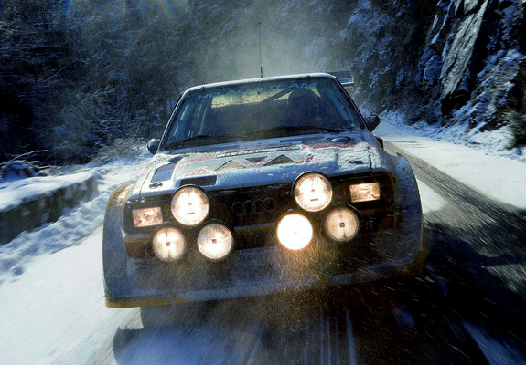 Pictures of Audi Sport Quattro S1 Group B Rally Car 1985–86