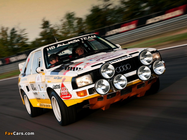 Audi Sport Quattro Group B Rally Car 1984–86 wallpapers (640 x 480)