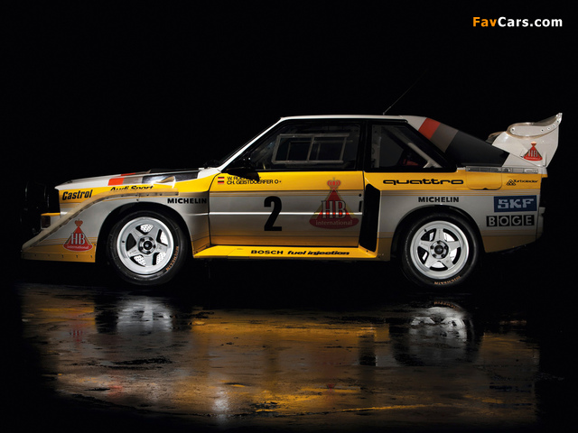 Audi Sport Quattro S1 Group B Rally Car 1985–86 wallpapers (640 x 480)